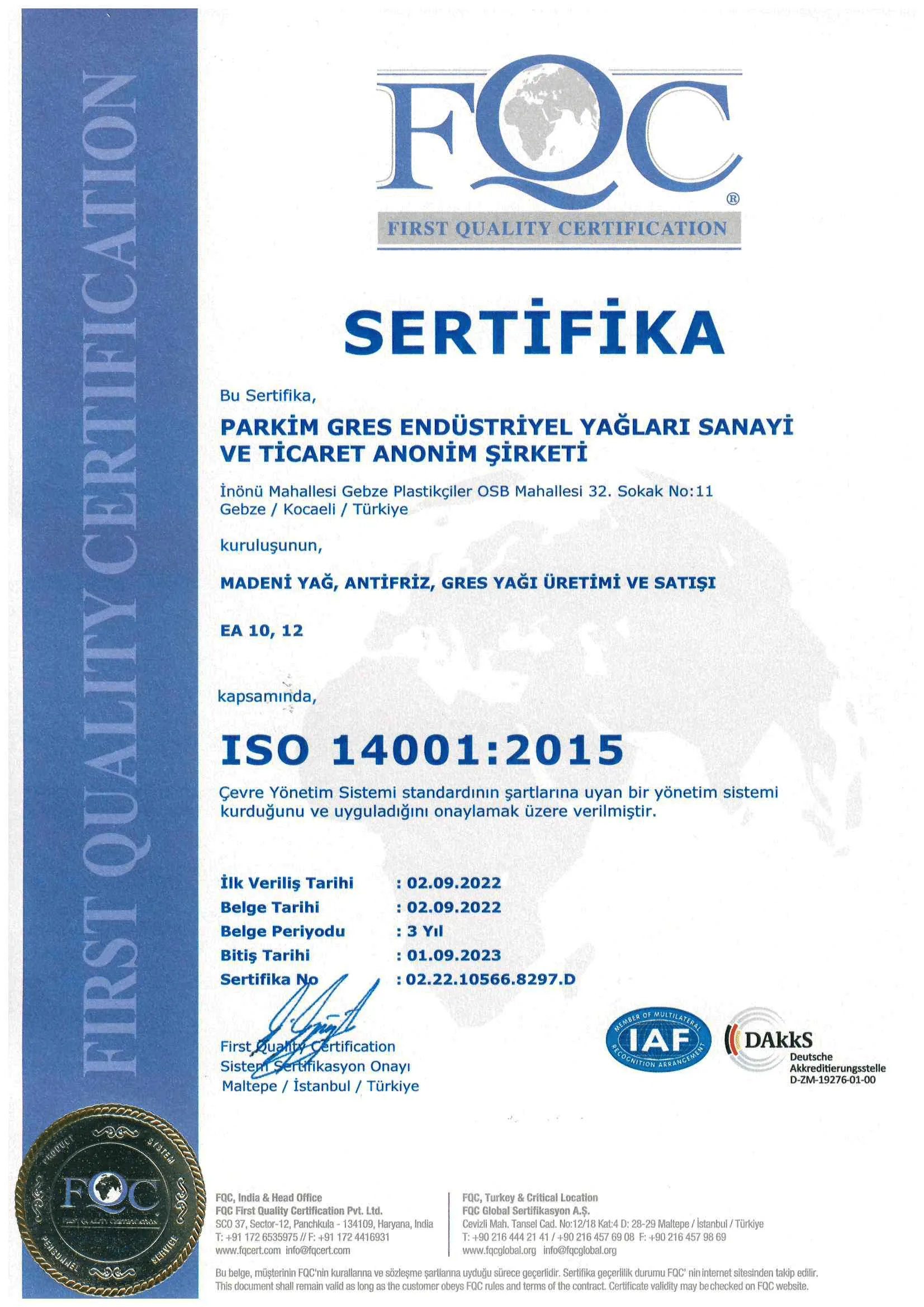 ISO 14001